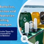 Glühbirnen, Batterien und Autobatterien in Ungarn am Balaton richtig entsorgen.