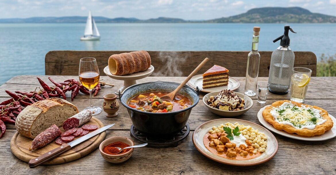 Ungarische Spezialitäten wie Essen, Hungarikum und andere Kulturgüter.